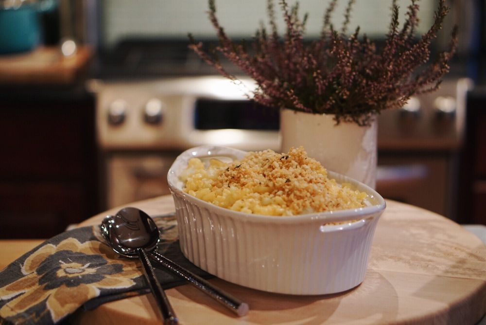 cauliflower mac and cheese