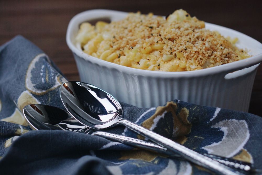 cauliflower mac and cheese