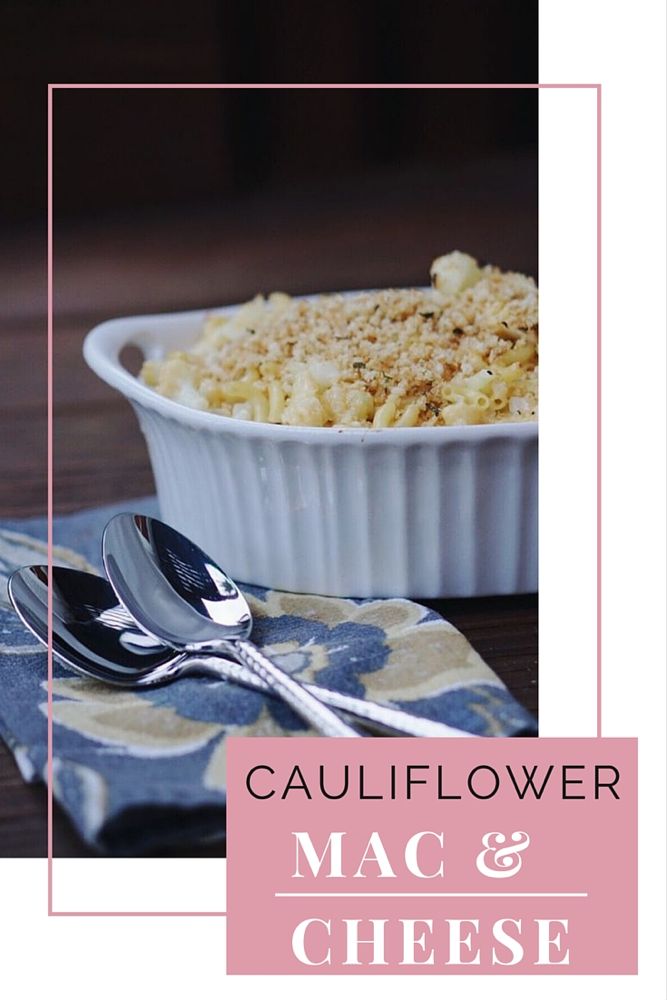 cauliflower mac and cheese