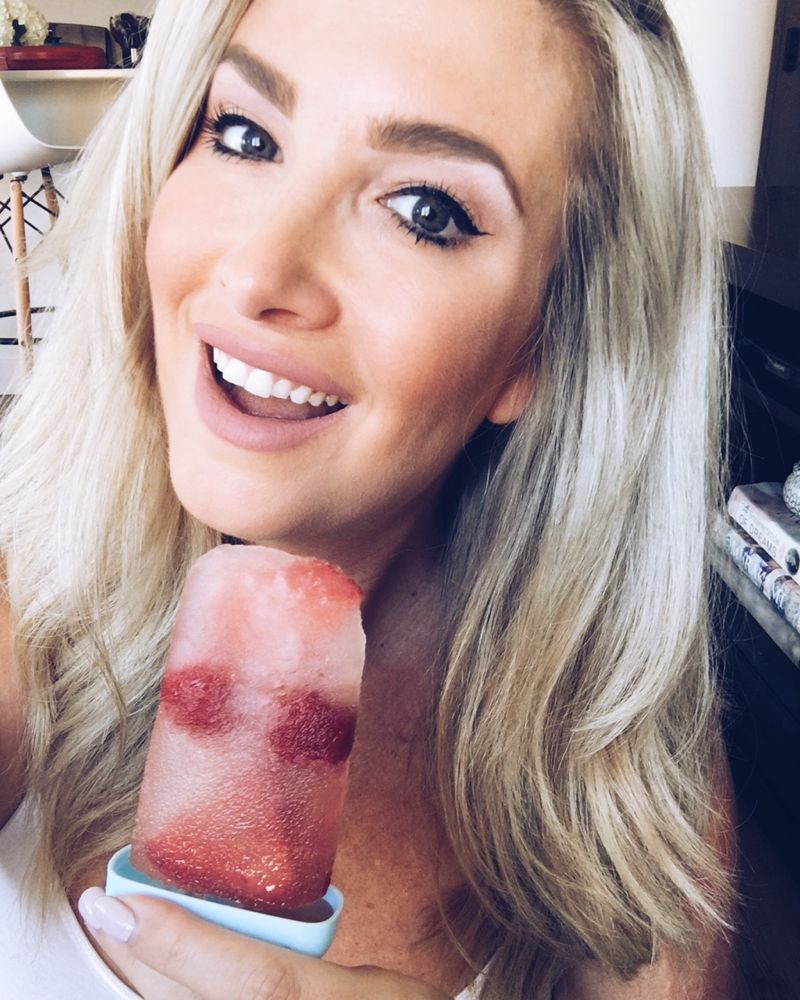 rosé popsicles