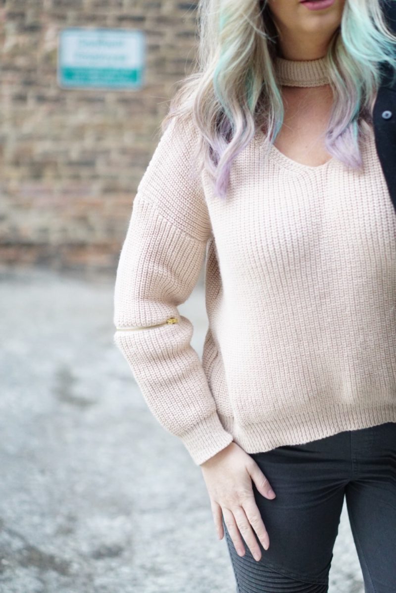 choker sweater