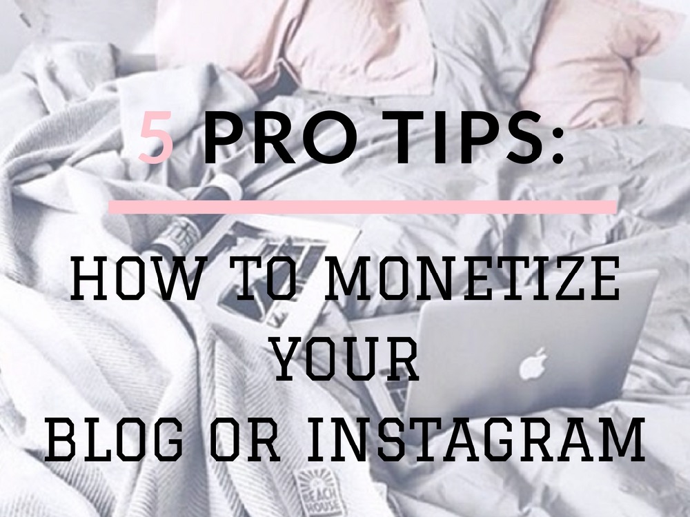 monetize your blog