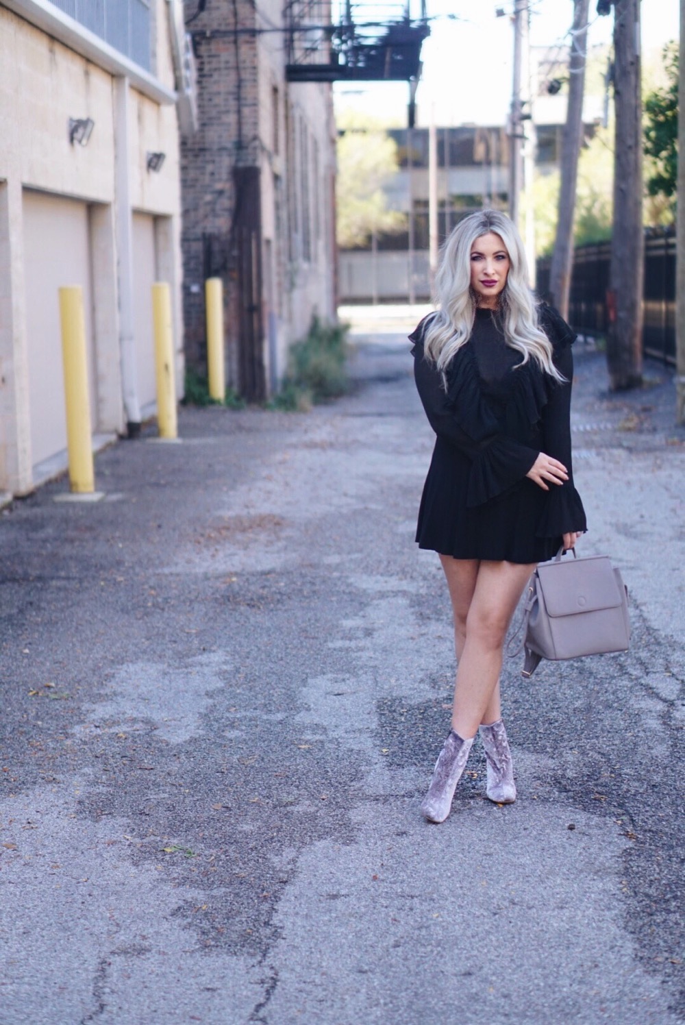 Marc Fisher Velvet Bootie