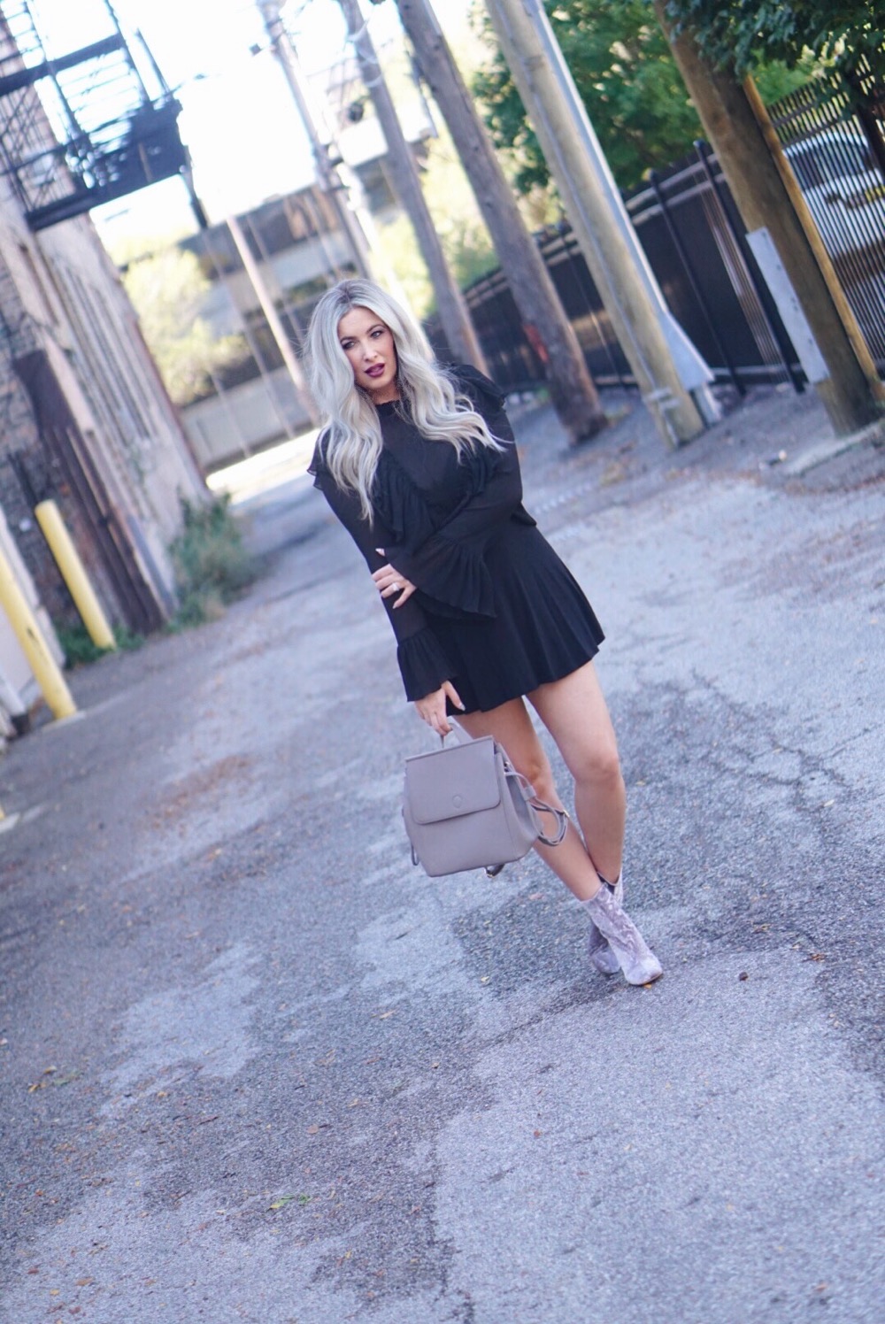 Marc Fisher Velvet Bootie
